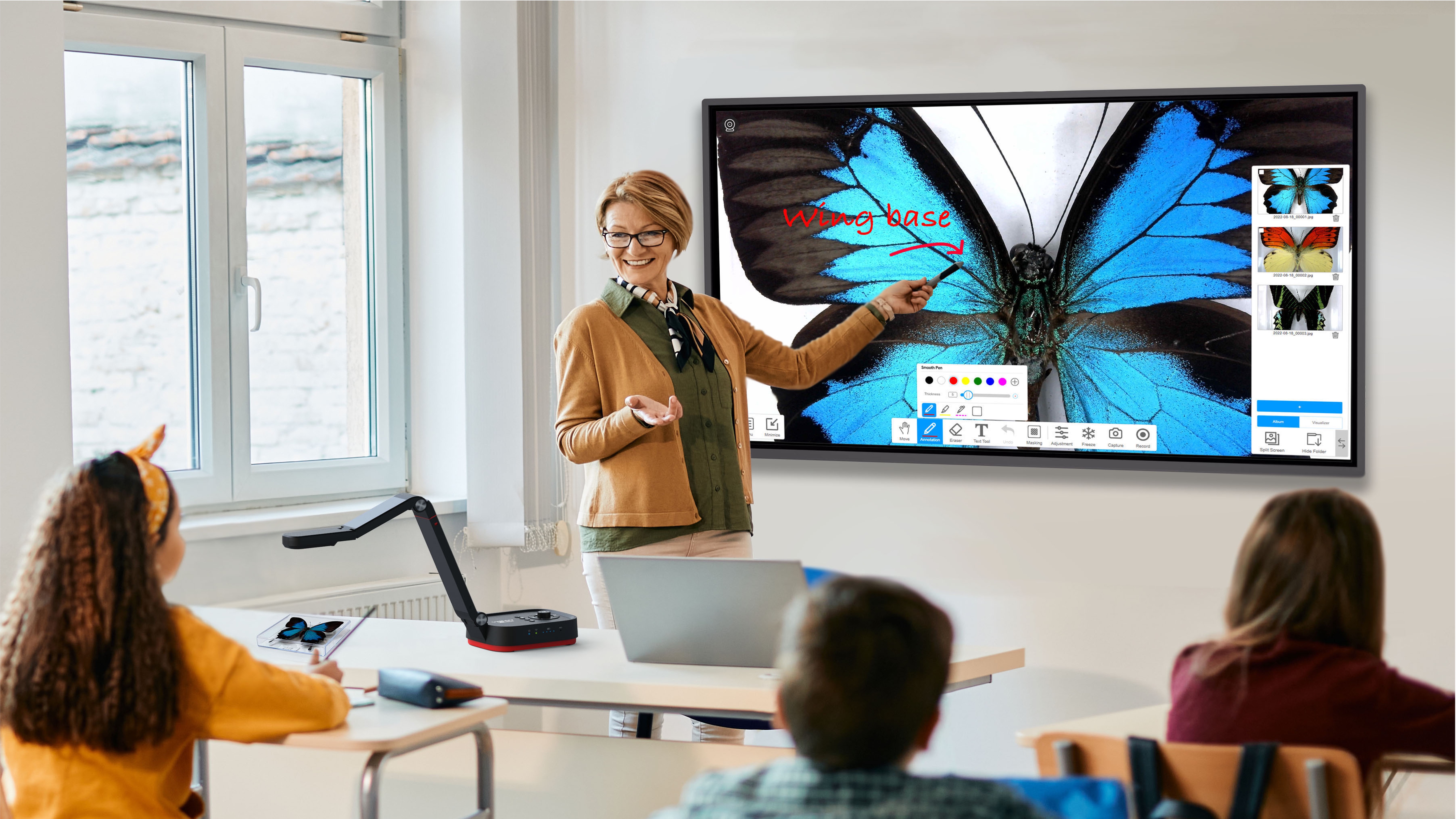 VIISAN education visualizer and interactive teaching solution for smart classrooms