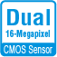 Dual-16MP