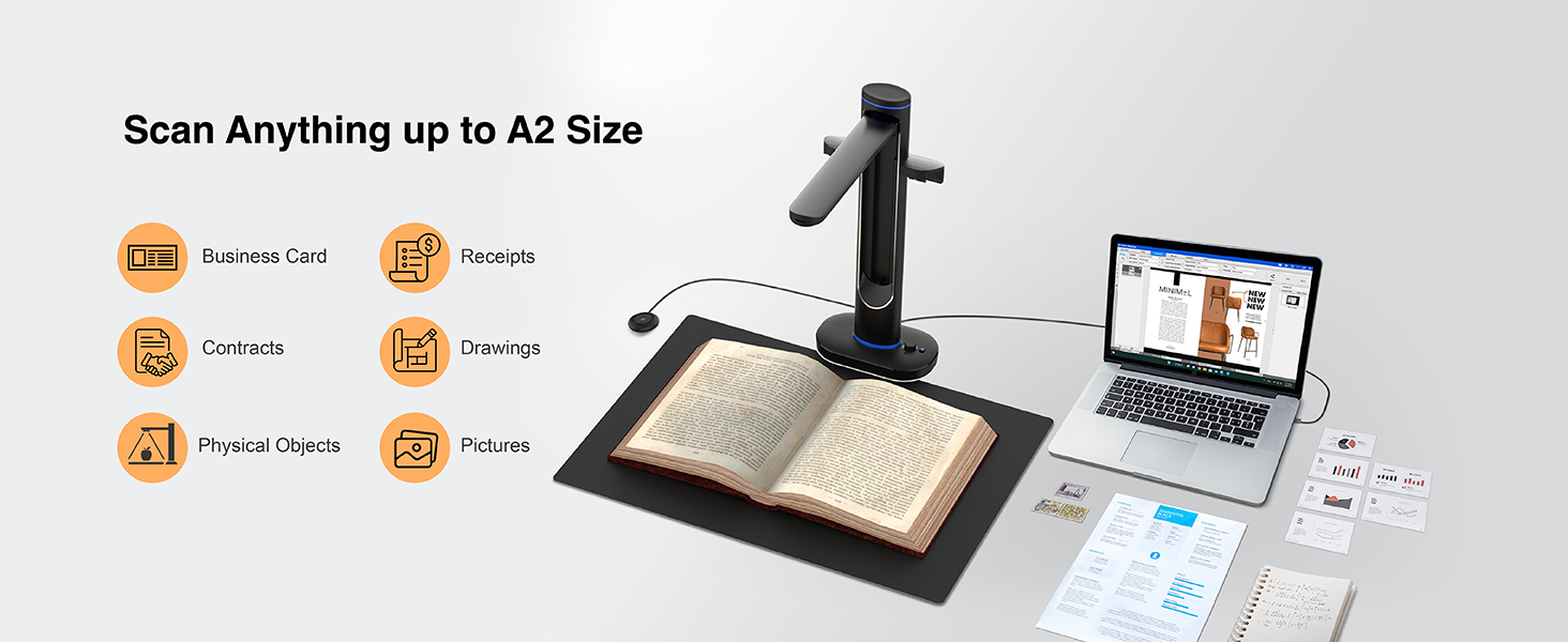 Document scanning workflow for books, newspapers, and archival collections