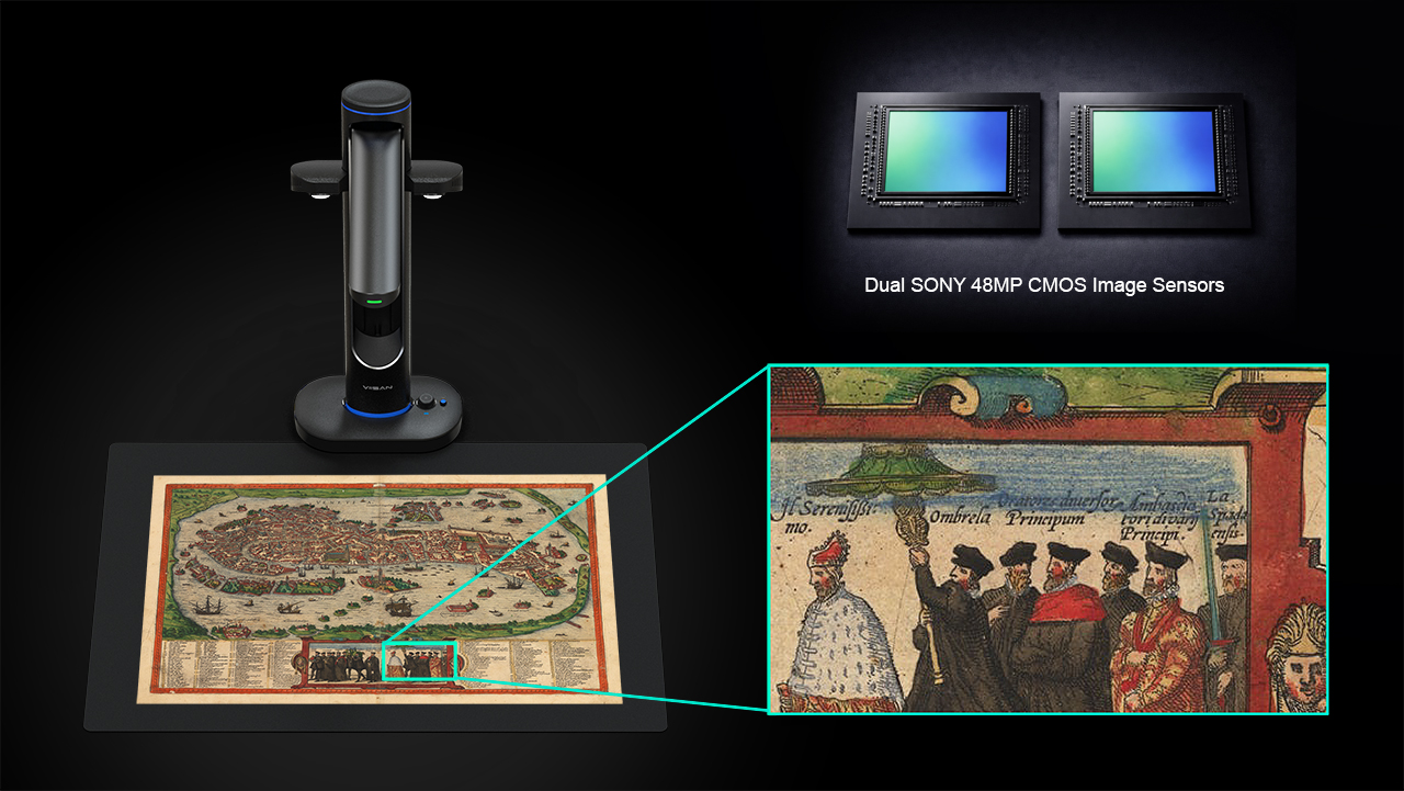 Large document digitization workflow using an A2 overhead book scanner