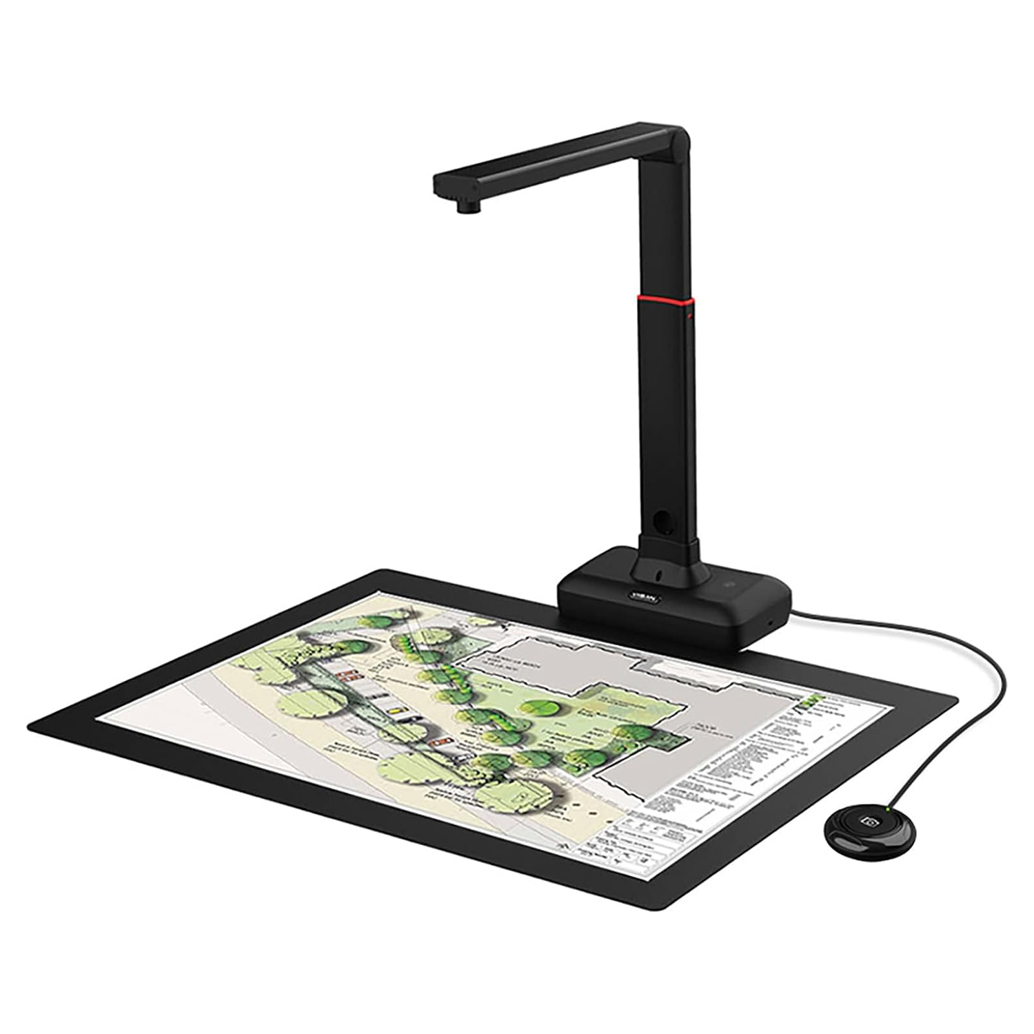 VIISAN S21 overhead book scanner for everyday document digitization
