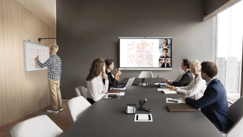 Whiteboard tracking demonstration for hybrid meeting and teaching scenarios