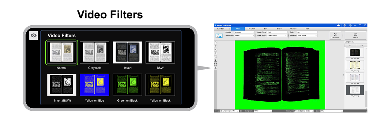 Visual Filters for Low Vision Users
