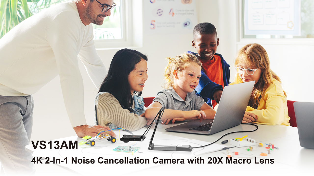 VIISAN VS13AM 4K visualizer document camera overview