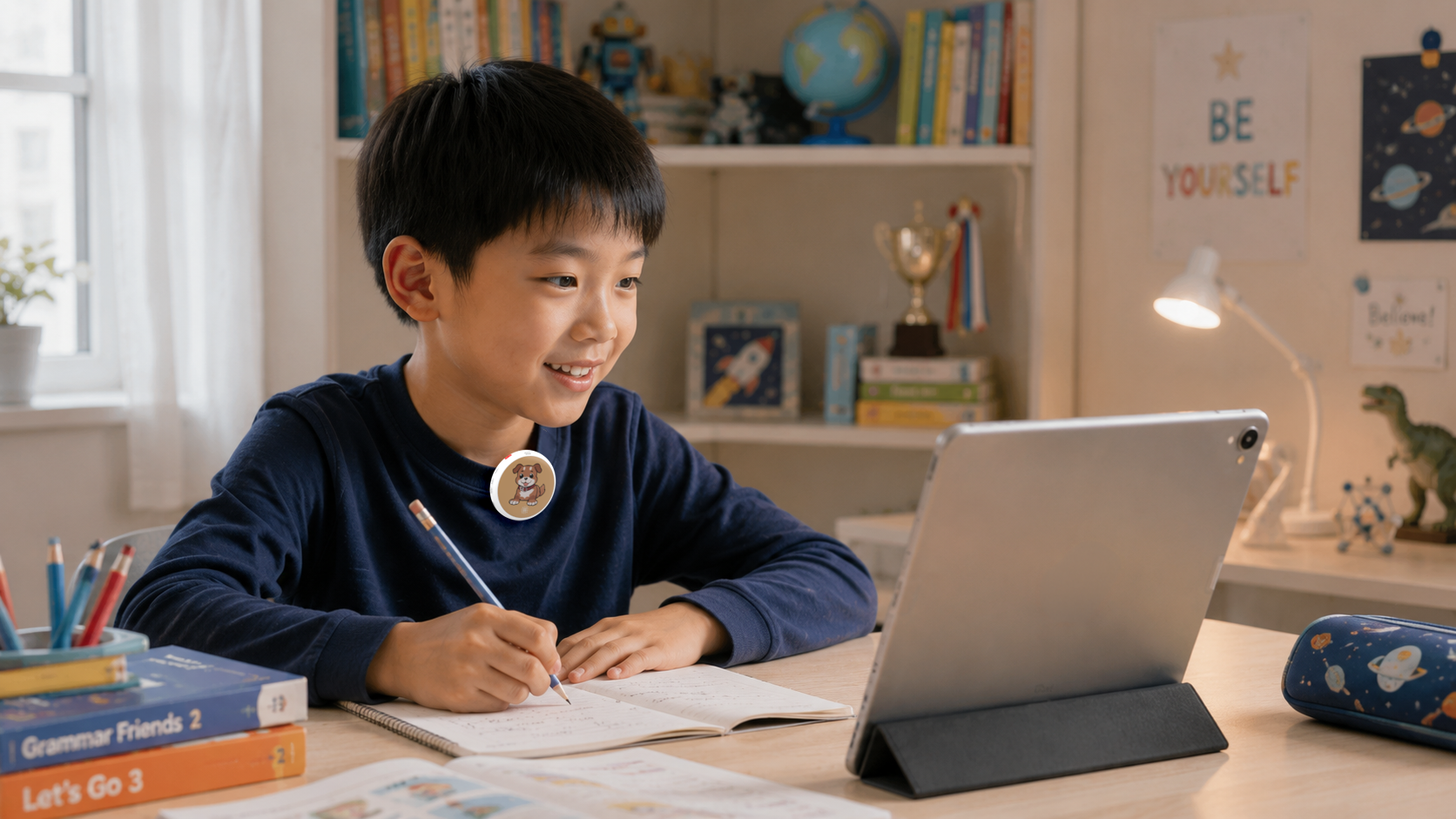Language learning with AI speaking tutor