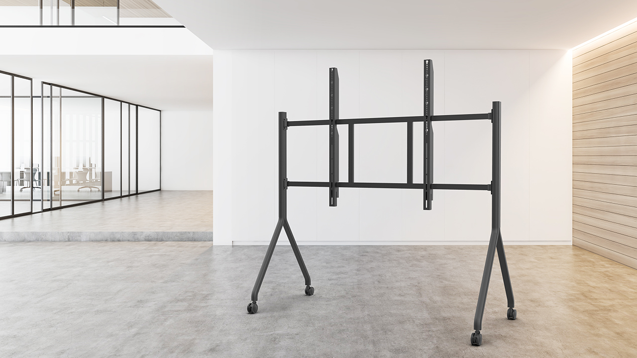 KZH02 Heavy-Duty Mobile Floor Stand - Front view
